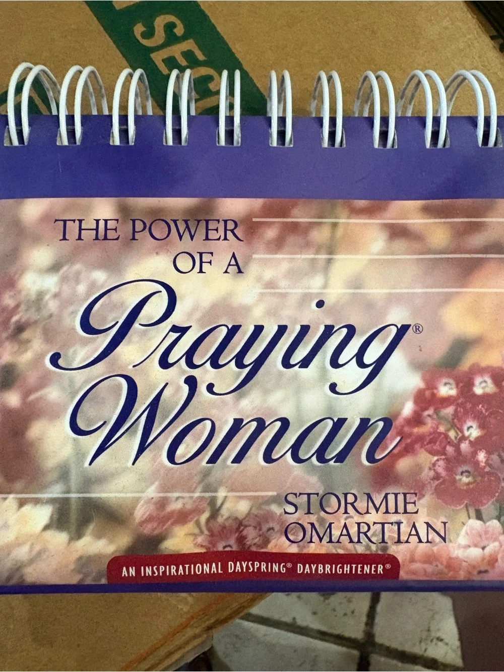 The Power of a Praying Woman - Purple Floral DayBrightener by Stormie Omartian